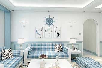 南阳地中海风格-客厅