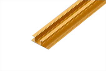 南阳航空纤维墙咔铝合金带灯中条（钛金氧化）