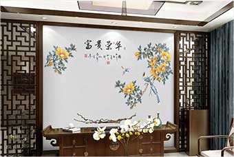 南阳森佰汇航空纤维墙咔（富贵荣华）