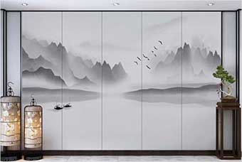 南阳森佰汇航空纤维（山水画系列）